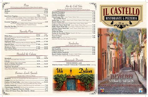 castello's restaurant state line